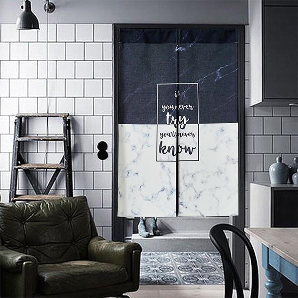 のれん 暖簾 カフェカーテン 間仕切り モノトーン 白黒 パーテーション Noren 00 Noren 00 Doublequotation 通販 Yahoo ショッピング