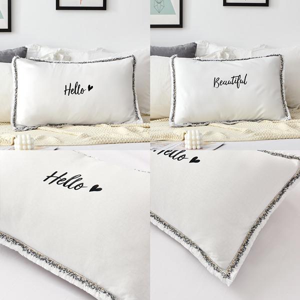 枕カバー 枕ケース グレー ホワイト ピンク 寝室 ベッド用品 ベッドインテリア 北欧 大型枕カバー 大型ピローケース Pillow 0006 Buyee Buyee Japanese Proxy Service Buy From Japan Bot Online