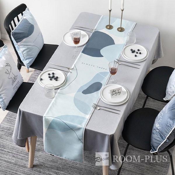 テーブルランナー 送料無料 北欧 ブルー テーブルマット テーブルクロス ダイニングテーブル 30cm 160cm 180cm 0cm 2cm Table R0114 Table R0114 Doublequotation 通販 Yahoo ショッピング