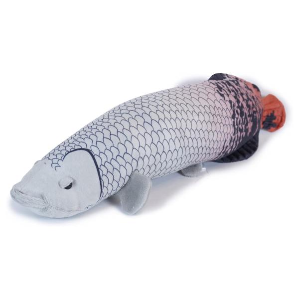 TSTアドバンス ぬいぐるみ ピラルク わくわく図鑑 淡水の生きもの 水族館 9827 グレー 35cm ティーエスティーアドバンス