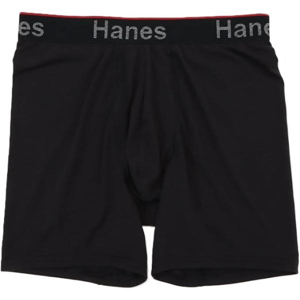 ヘインズ HM6EW101 090 1P BOXER BRIEF CFF(TSP) 090 ブラック M