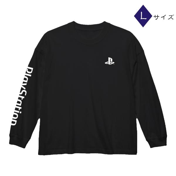 ビッグシルエットロングスリーブTシャツ for PlayStation/BLACK-L