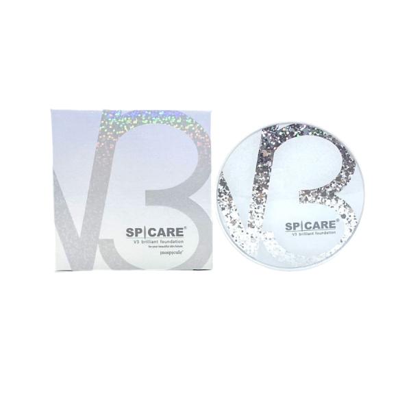 ▪️スピケア V3ブリリアントファンデーション 本体1個+レフィル 1個 パフ付き SPICARE V3 V3ブリリアントファンデーション 15g 本体 レフィル