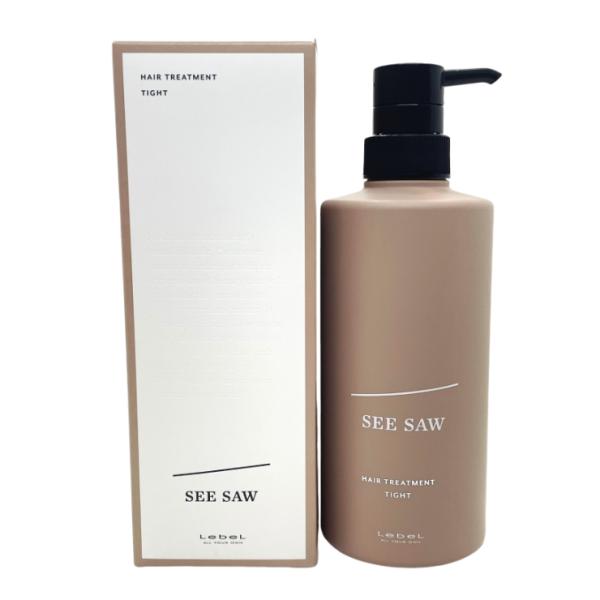 SEE/SAW ヘアトリートメントT タイト 500ml シーソー ルベル LEBEL ヘアサロン専売品