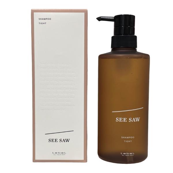 SEE/SAW ヘア＆スキャルプシャンプーT タイト 500ml シーソー ルベル LEBEL ヘアサロン専売品