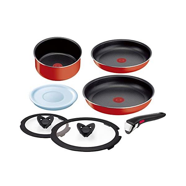 T-fal（ティファール） インジニオネオ パプリカレッドセット7 : ウル