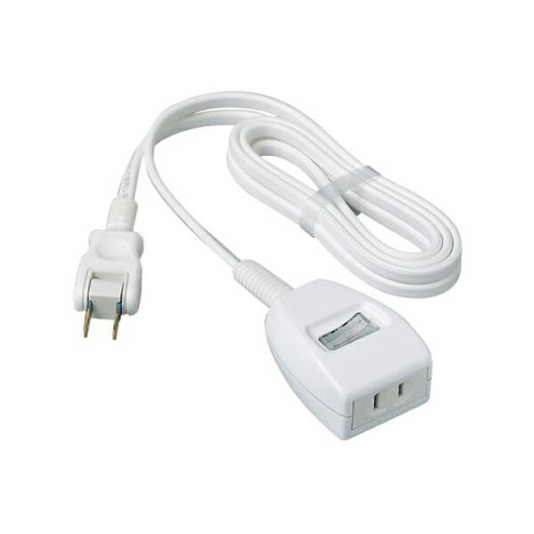 他サイト： パナソニック WHS2621WKP テーブルタップ 「ザ・タップ」 スイッチシリーズ 1個口 2m ホワイト タップ 電源タップ 延長コード 延長ケーブル  Panasonicの商品画像