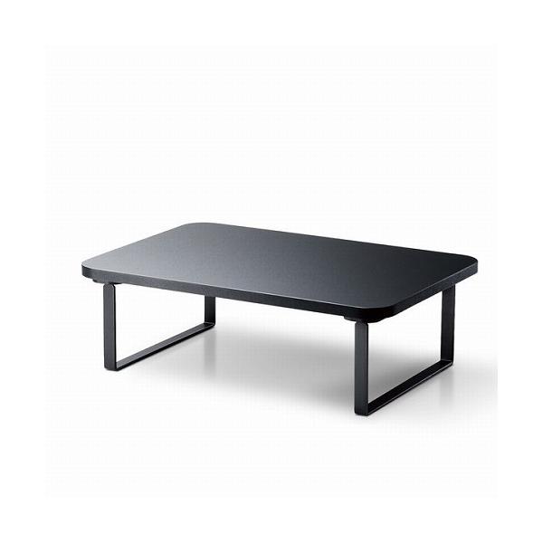 エレコム ELECOM モニター台 パソコン台 木製 オフィス用品 キーボード収納(29.5cmまで) 簡単組立 工具不要 省スペース 寸法[幅38×奥26×高12cm] ブラック PCA-DPSW3812BK