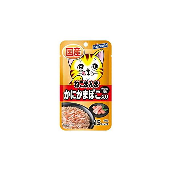 72個セット) はごろもフーズ はごろも ねこまんまパウチ かにかまぼこ