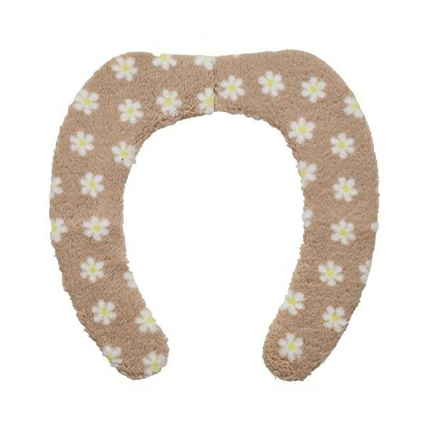 他サイト： レック ぴたQ 吸着 べんざシート ふわふわボア (小花 ベージュ) 全型対応/貼るタイプ/洗濯OKの商品画像