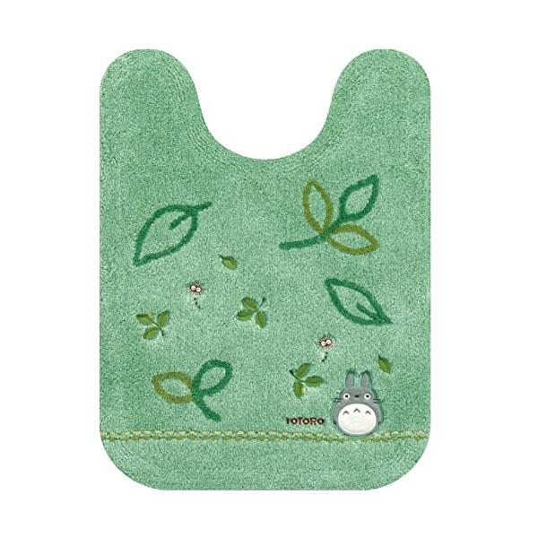 センコー となりのトトロ もりのかぜ ロング トイレマット 約 80×60cm グリーン 11833 足元マット 男の子 キャラクター