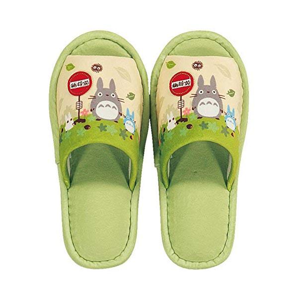 センコー となりのトトロ なかま スリッパ グリーン トトロ totoro ジブリ トイレスリッパ 洗える フリーサイズ67343