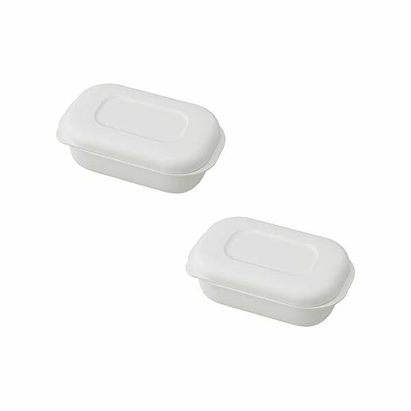 【5個セット】マーナ marna 極 冷凍ごはん容器 小 2個入り / 電子レンジ/食洗機対応 ご飯 冷凍ごはん 容器 ホワイト K811W 人気商品