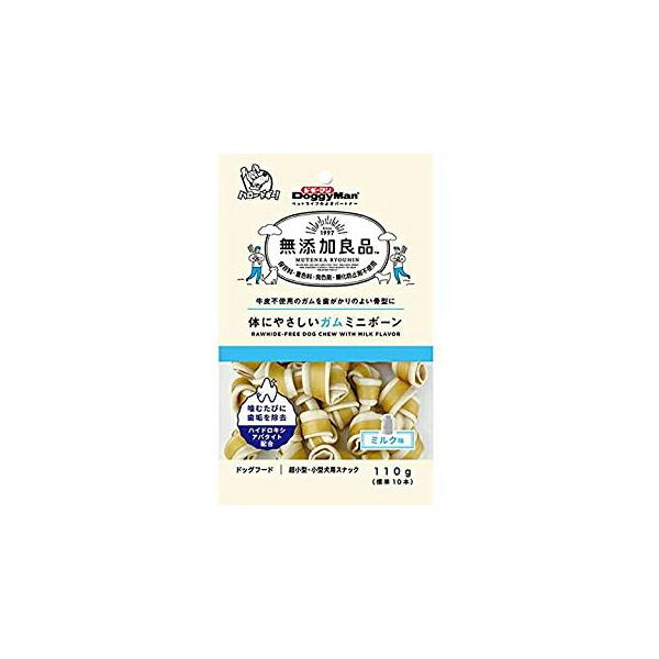 他サイト： 【3個セット】 ドギーマン 無添加良品 体にやさしいガム ミニボーン 110g おやつ 超小型・小型犬 成犬から ドギーマンハヤシ 犬用おやつの商品画像