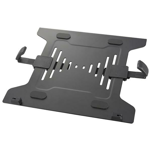 他サイト： オーム電機 OA-SMAOP-K PCGEARモニターアーム専用ノートPCプレート OHM ノートパソコントレイ 電機 ブラック オームの商品画像