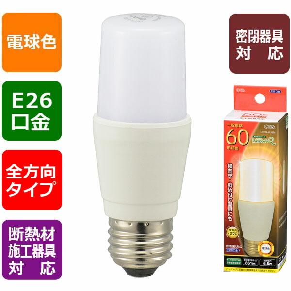 オーム電機 LDT7L-G IG92 LED電球 T形