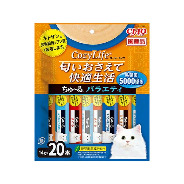 (3個セット) いなば Cozy Life コージーライフ 20本入り バラエティ 14g×20本 スティック 国産品 おやつ SC-413