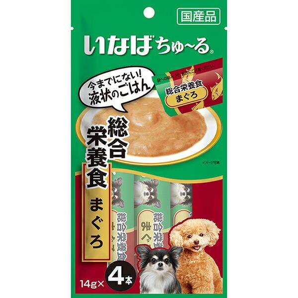 他サイト： (6個セット) いなばペットフード いなば ちゅーる 総合栄養食 まぐろ 14g×4本の商品画像