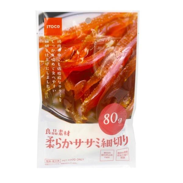 (12個セット) イトウ＆カンパニーリミテッド 良品素材 柔らかササミ細切り 80g