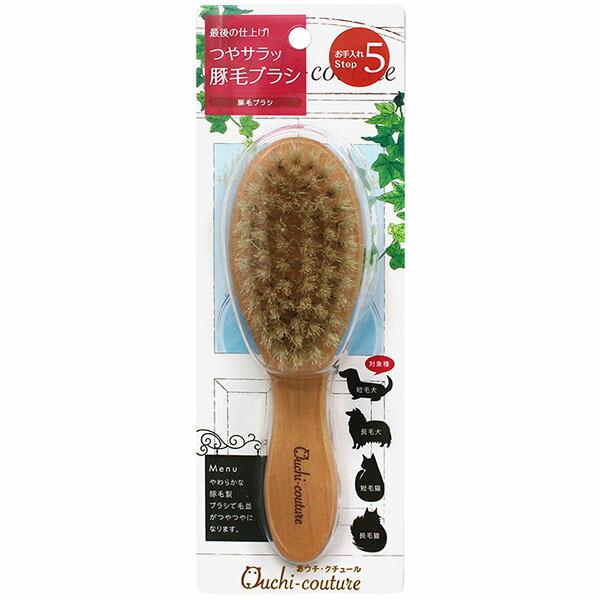他サイト： スーパーキャット おウチ・クチュール 豚毛ブラシ OC-19 犬 Super Cat ワンちゃん お手入れ プレゼント ブラッシング 手入れ用品 価格は1個のお値段ですの商品画像