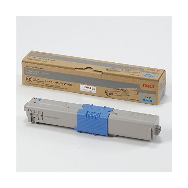 ■商品名：MC363dnw / C332dnw用トナーカートリッジ(大) シアン (約5000枚印刷可能(ISO / IEC19798準拠)) 沖データ TC-C4AC2