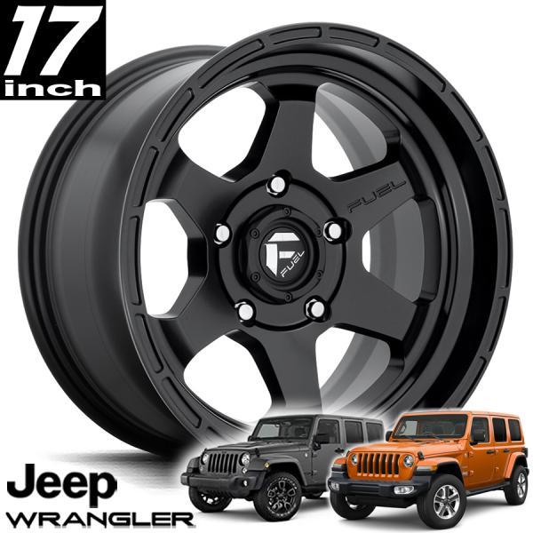Jeep 17インチ ブラックホイール タイヤ付き 07y－ ジープ ラングラー 17インチ アルミホイール 【サテン