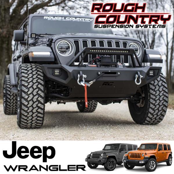 ROUGH COUNTRY LEDライトバー＆2インチ角型LEDフォグ付きフロント