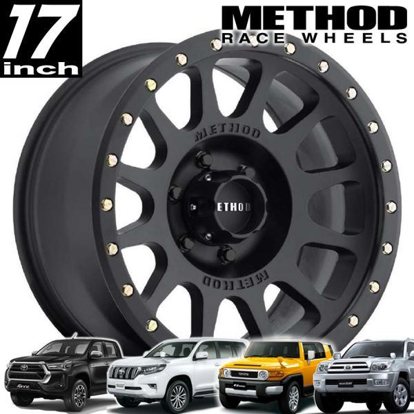 FJ Method Race wheel 17インチ スタッドレスセット METHOD RACE WHEELS（メソッドレース）305 マッドブラック 17インチ