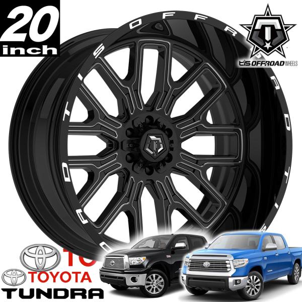 TIS OFFROAD 560BM グロスブラックミルド 20インチアルミホイール