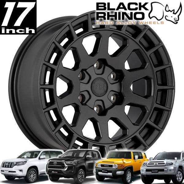 BLACK RHINO BOXER（ボクサー）ガンブラック 17インチアルミホイール 