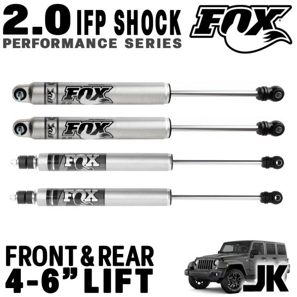 FOX2.0 ショックアブソーバー ラングラーjk用 FOX (フォックス) 2.0 IFPショックアブソーバー 2007-2018 ジープ JK