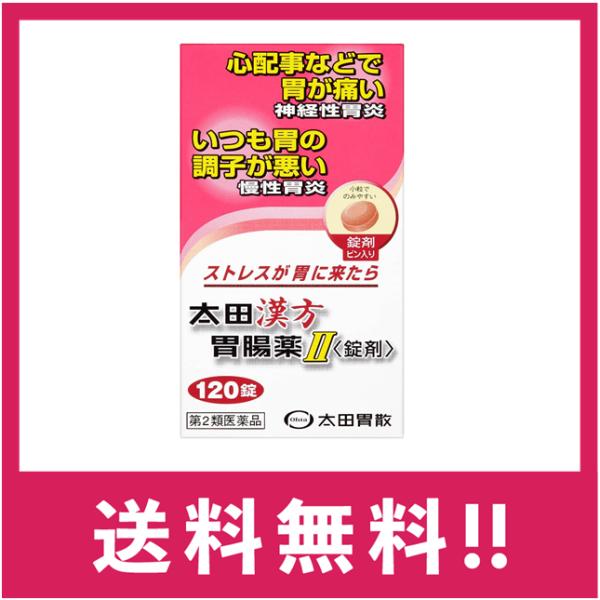 【第2類医薬品】【送料無料】太田漢方胃腸薬II 120錠【定形外郵便】