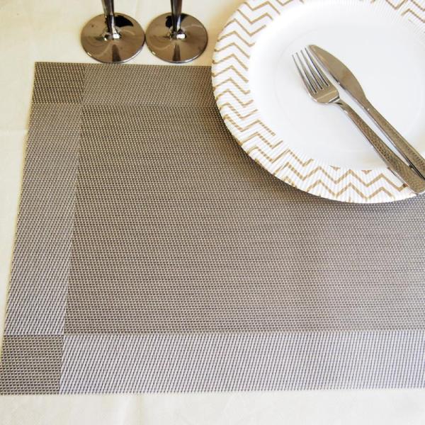 らんちょんまっとページ ZEKランチョンマット 43×30 ダークシルバー : ウルトラミックス