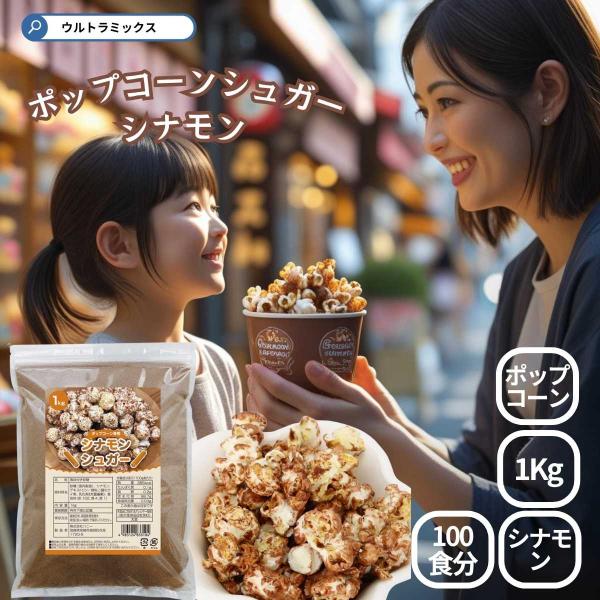 野田ハニー 業務用 ポップコーン用 シュガー1Kg シナモンシュガー