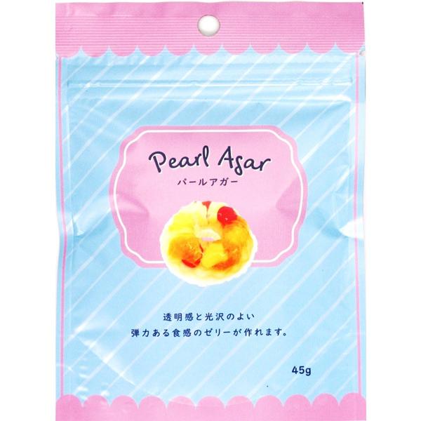 常温でゼリーが作れる凝固剤。 海藻の抽出物から作られた「アガー」です。    透明感と光沢のよい弾力のある  食感のゼリーが出来ます！ しかも、常温（１５℃〜２５℃）で固まるので、 とっても手軽！！    冷蔵庫で冷やせば、さらに美味しい。...