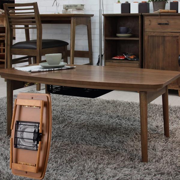 東谷 折脚コタツ エルフィ 901WAL こたつ 90CM テーブル AZUMAYA