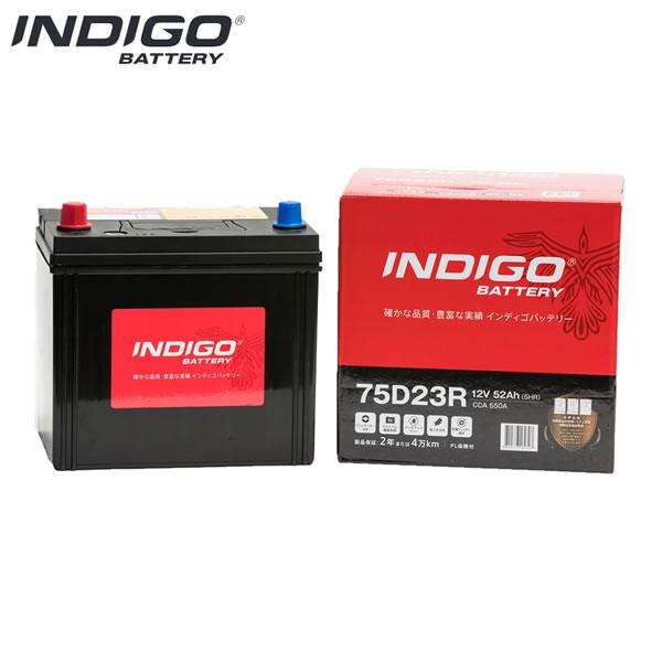 INDIGO イスズ エルフ NPR81系 インディゴ バッテリー 75D23R 1個