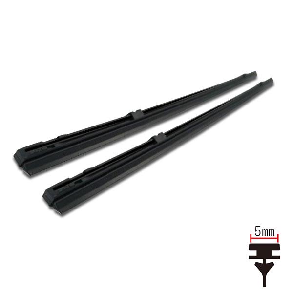 30系 アルファード ヴェルファイア ワイパー 替えゴム トヨタ系フラット 運転席 5mm×750mm 助手席 5mm×450mm 2本 ※要カット調整【送料無料 ネコポス発送】
