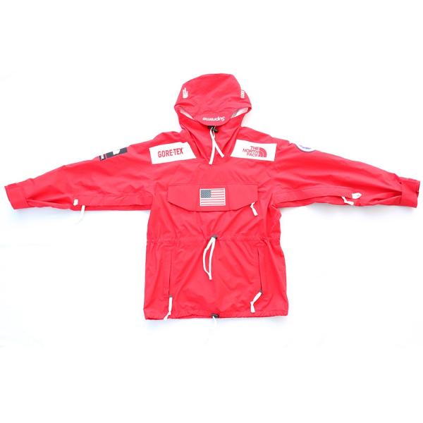 supreme the north face trans antarctica expedition pullover jacket red