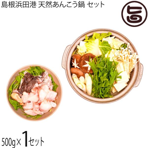 ギフト 島根県産 天然あんこう鍋セット 500g シーライフ 鍋 具材 鍋の素付
