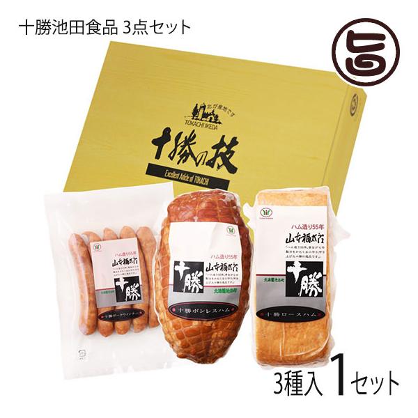 ギフト 3点セット 十勝ロースハム 十勝ボンレスハム 十勝ウィンナー 各1個 十勝池田食品 北海道 十勝 人気 セット 贈り物 ご自宅用 条件付き送料無料 Opm Gov Gy