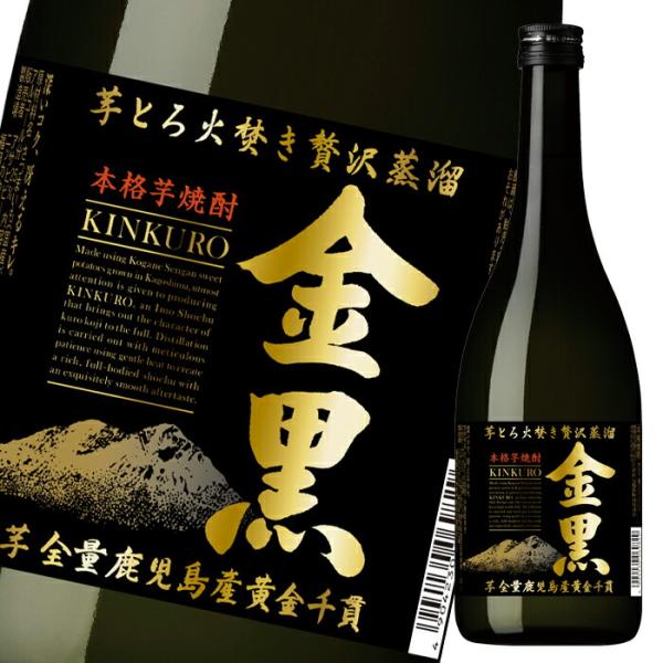 アサヒ 25度 本格芋焼酎 金黒720ml瓶×1ケース(全12本) 送料 アサヒ 25度 本格芋焼酎 金黒720ml瓶×1ケース(全12本) 送料