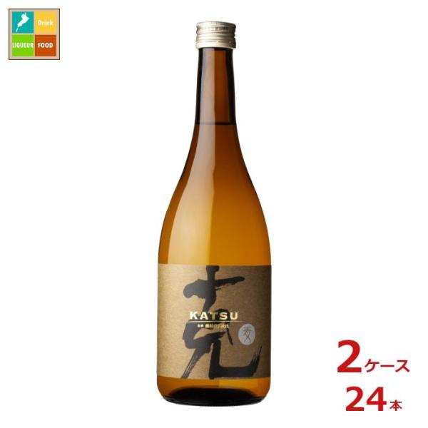 東酒造 本格焼酎 克 KATSU 伝承 前村貞夫杜氏 麦720ml瓶×2ケース（全24 