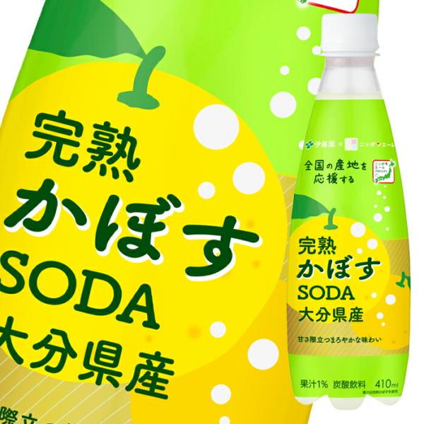 伊藤園 ニッポンエール 完熟かぼすソーダ 大分県産410ml×1ケース（全24本） 送料無料