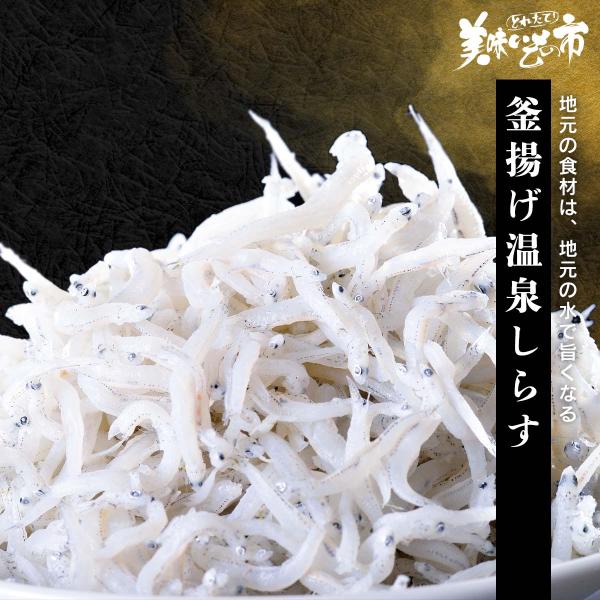 シラス 大袋 お買得 駿河湾産 釜揚げ温泉しらす （静岡 伊豆）とれたて 美味いもの市