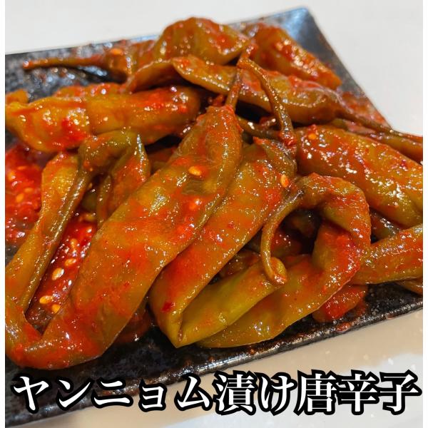 [Release date: February 18, 2024]唐辛子ヤンニョム漬け　150ｇご飯が進む本場の味！アツアツご飯に合う！そのまま食べても、刻んで薬味として使用しても美味しいです。アレンジ料理にも使い方は無限大！栄養成分表示（...