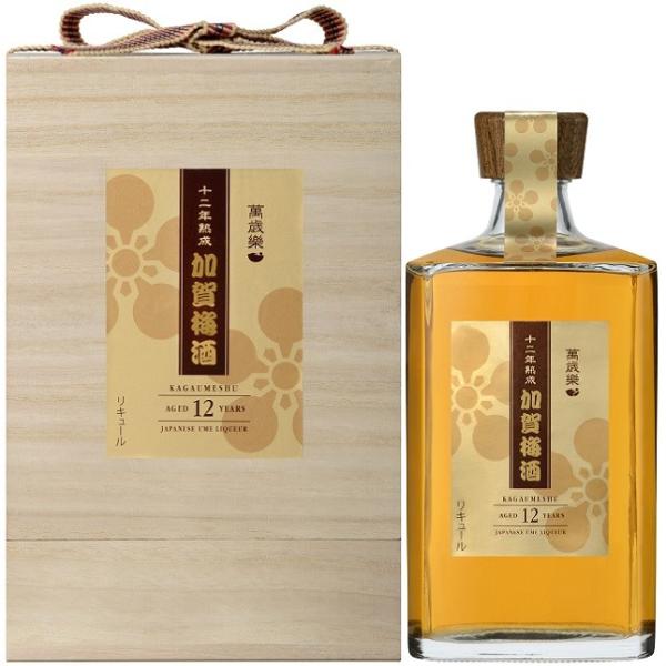 萬歳楽 加賀梅酒 十二年熟成(12年熟成)750ml(木箱入り)