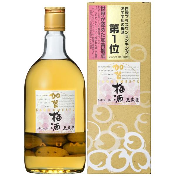 萬歳楽 加賀梅酒 720ml(カートン入り)