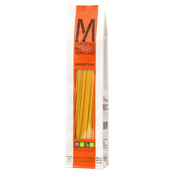 パスタマンチーニ  スパゲットーニ(太さ約2.4mm) 500g【賞味期限6ヶ月以上】※ご自宅用