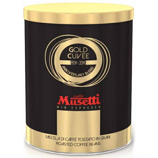 【6個(6缶)】ムセッティ(ムセッティー)  ゴールドキュベ 豆(250g)【賞味期限6ヶ月以上】※挽いてありません※デロンギ・ジャパン正規輸入品※常温便のみ